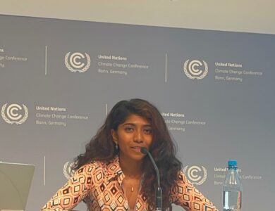Helen in Bonn Climate Change Conference