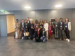 Xananine, Lana and other YOUNGO activists at the Bonn Climate Change Conference